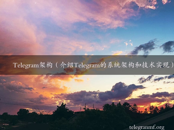 Telegram架构（介绍Telegram的系统架构和技术实现）